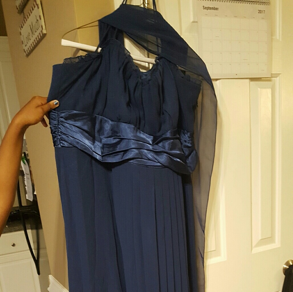 Blue dress
